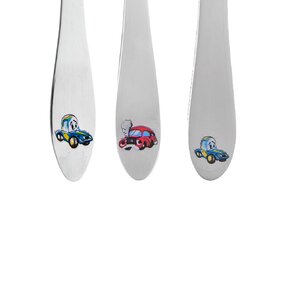 Jedálenský detský príbor AUTO 3 diely