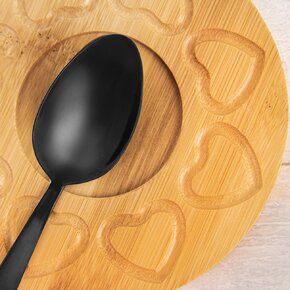 Jedálenské príbory BLACK Luxure 24 dielov