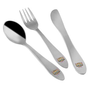 Jedálenský detský príbor KOCÚRY 3 diely