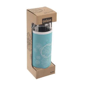 Fľaša s viečkom a temoobalem KVET 0,54 l