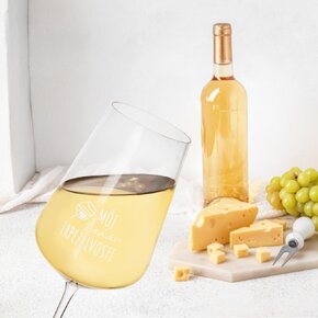 Pohár na víno Môj pohár trpezlivosti 0,45 l 1 ks
