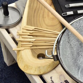 Špajdle grilovacie 25 cm 50 ks