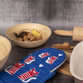 Kuchynská chňapka s magnetom mačky