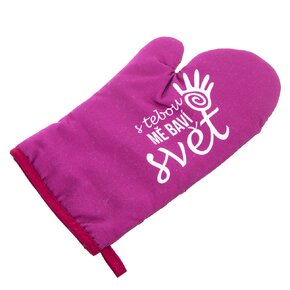 Kuchyňská chňapka S TEBOU MĚ BAVÍ SVĚT