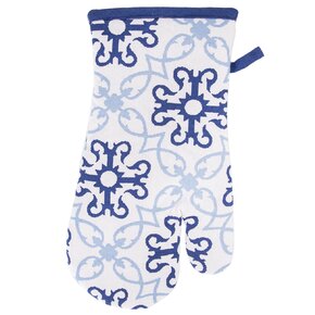 Kuchynská chňapka s magnetom Blue shapes