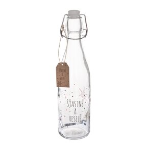 Fľaša s klip uzáverom VLOČKA 0,52 l