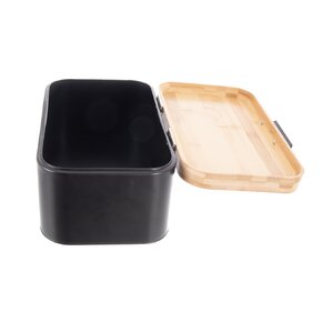 Chlebník BLACK 30x19,5x14,5 cm