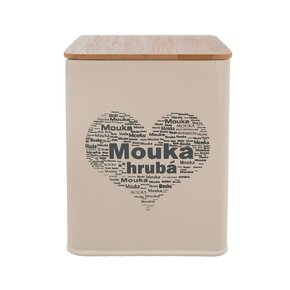 Dóza Mouka hrubá SRDCE 11,5x11,5x14 cm