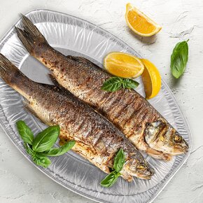 Servírovacia a grilovacia tácka 33x23 cm 4 ks