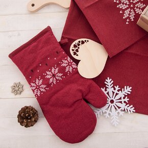 Kuchynská chňapka s magnetom Vianočný sveter