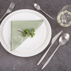 Jedálenské príbory Matt silver 24 dielov