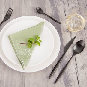 Jedálenské príbory Matt black 24 dielov