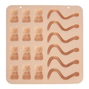 Forma na pečenie medvedíky/dážďovky