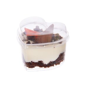 Pohárik s viečkom na dezert 0,14 l 4 ks