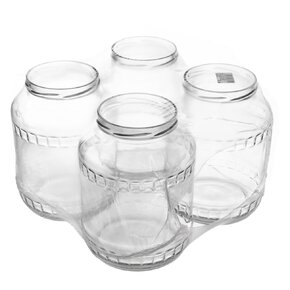 Zavárací pohár 1,7 l 4 ks