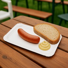 Servírovacia tácka 22,5x15,5 cm 20 ks