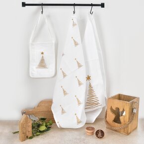 Kuchynská utierka STROMČEK 2 ks s taškou