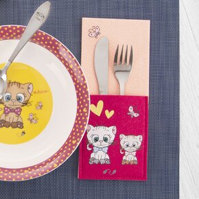 Vrecko na príbory KOCÚRY