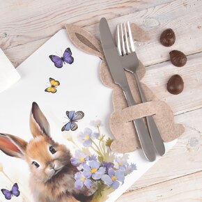 Vrecko na príbory JAR zajac 4 ks