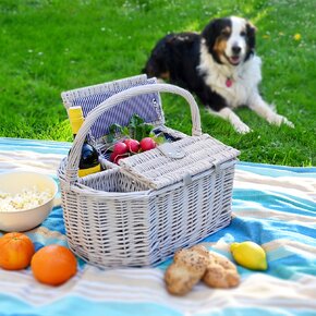 Piknikový kôš s termo vložkou TERMO a vekom
