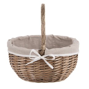 Piknikový kôš s textilnou vsadkou