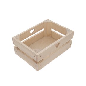 Dekoratívna debnička Industrial SRDCE 20x14,5x8 cm