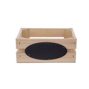 Dekoratívna debnička Industrial tabuľka 20x14,5xcm