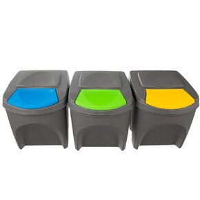 Odpadkový kôš na triedený odpad Sort 3x21 l