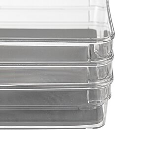 Košík-organizér GREY 16,3x16,3x4,8 cm