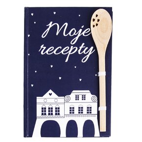 Kniha na recepty s vareškou DOMKY