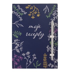 Kniha na recepty s ceruzkou LÚKA