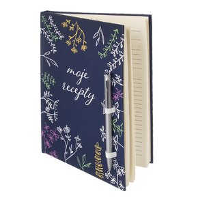 Kniha na recepty s ceruzkou LÚKA