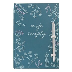 Kniha na recepty s ceruzkou LÚKA 