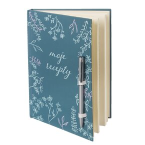 Kniha na recepty s ceruzkou LÚKA 