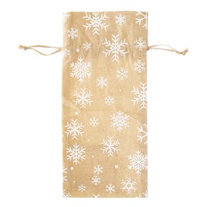 Zaťahovacie vrecko na víno VLOČKA 31x14,5 cm