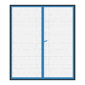 Sieť proti hmyzu okno 2x 130x150 cm čierna