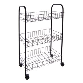 Regál na kolieskách 3 poschodia