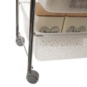 Regál s kolieskami 4 poschodia