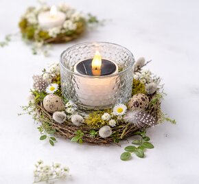 Dekoratívna sviečka LED solárna 4 ks