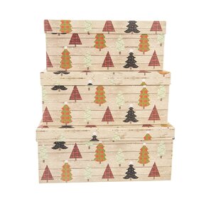 Darčeková krabica STROMČEK K 3 ks