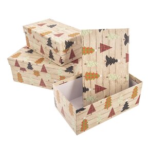 Darčeková krabica STROMČEK K 3 ks