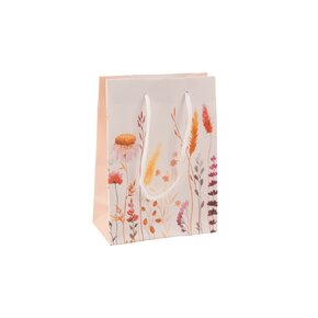 Darčeková taška kvety 11,5x6x15,5 cm