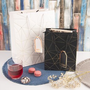 Darčeková taška mriežka 26x12x32 cm