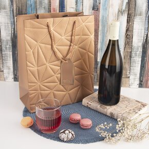 Darčeková taška mriežka 26x12x32 cm