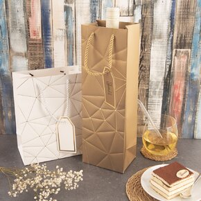 Darčeková taška mriežka 12x9x36 cm