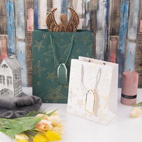 Darčeková taška hviezda 26x12x32 cm