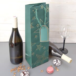 Darčeková taška hviezda 12x9x36 cm