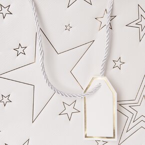 Darčeková taška hviezda 31x12x26 cm