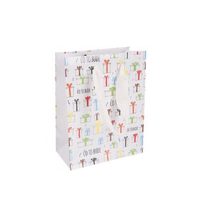 Darčeková taška Čo to bude 14x7x18 cm