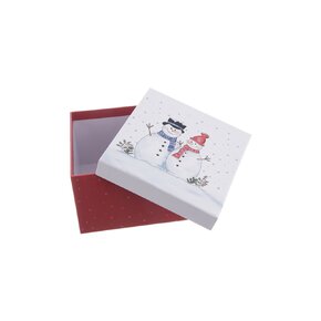 Darčeková krabica SNEHULIAK 15,5x15,5x10 cm